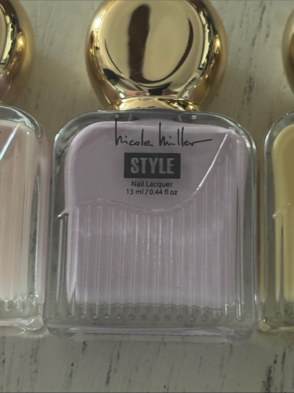 Nicole Miller Nail Trio in Blush, Yellow, Lavender, Set of 3 - Picture 5 of 6